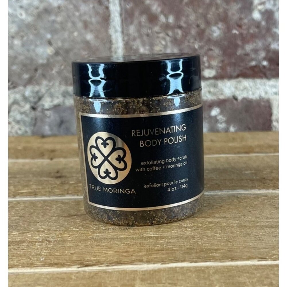 NEW True Moringa Rejuvenating Body Polish Exfoliating Scrub 4oz